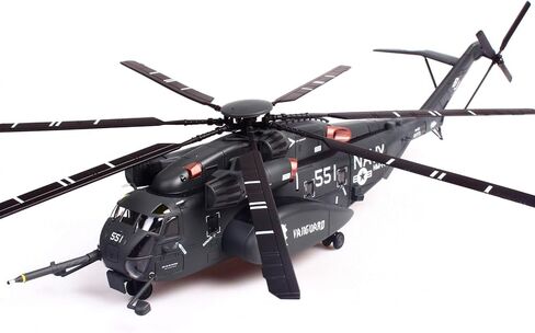 MH-53E Sea Dragon Helicopter الولايات المتحدة البحرية، الطليعة، رقم الذيل 551 بوصة رمادي داكن 1/72 نموذج Diecast من Panzerkampf 14040PA1710 in Saudi Arabia