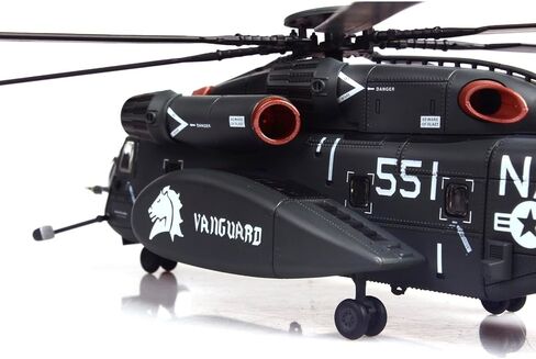 MH-53E Sea Dragon Helicopter الولايات المتحدة البحرية، الطليعة، رقم الذيل 551 بوصة رمادي داكن 1/72 نموذج Diecast من Panzerkampf 14040PA1710 in Saudi Arabia