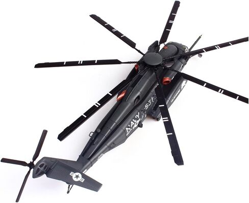 MH-53E Sea Dragon Helicopter الولايات المتحدة البحرية، الطليعة، رقم الذيل 551 بوصة رمادي داكن 1/72 نموذج Diecast من Panzerkampf 14040PA1710 in Saudi Arabia
