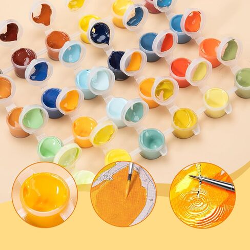 VNUIEHG DIY Digital Painting, Dart Board Print Paint by Numbers, Adult Digital Oil Painting Sets, DIY Paint by Numbers for Beginners 16x20in in Kuwait