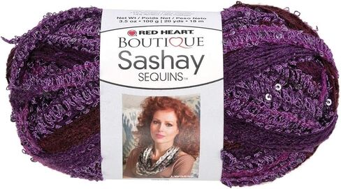 RED HEART Boutique Sashay Sequins Yarn, Mediterranean in Saudi Arabia