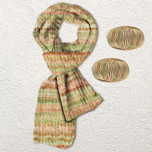 Colorful Soft Knitting Crafts Multicolor Crochet Yarn for DIY-Colour14 in Saudi Arabia