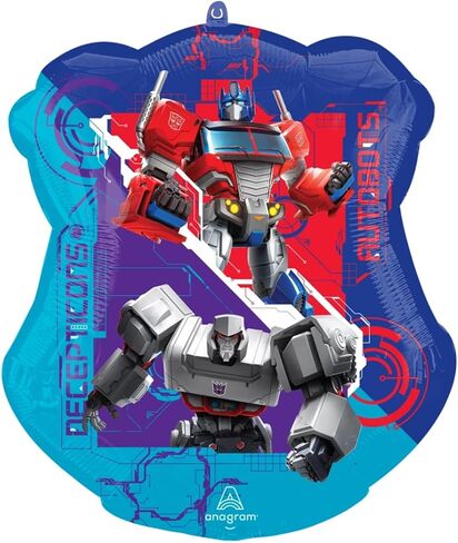 Anagram 4th Birthday Party Supplies 7pc Transformer's Foil Balloon Bouquet Decorations in Saudi Arabia
