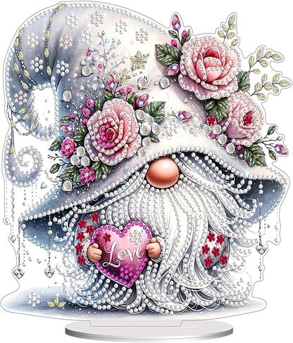 Diamond Painting Kits for Adults Beginners, 5D Full Drill Dragonfly Crystal Art Desktop Ornament, DIY Single Sided Home Office Desk Decor, Creative Craft Gift Set with Tools in Kuwait