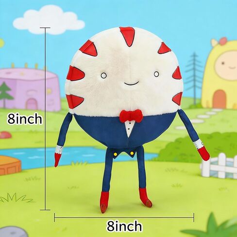 Peppermint Butler Plush，Adventure Fan Favorite 8" Plush,Gifts for Animation Fans in Saudi Arabia