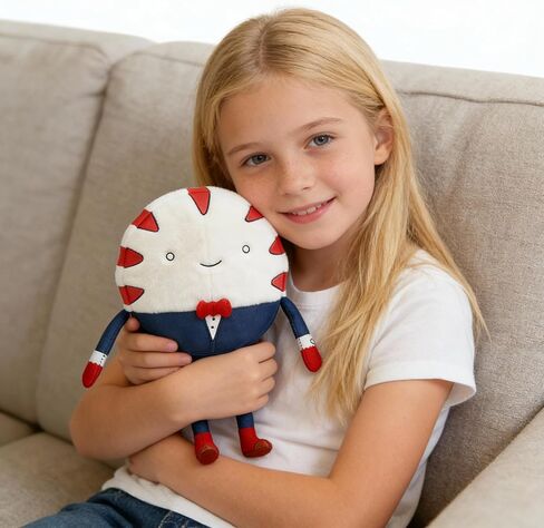 Peppermint Butler Plush，Adventure Fan Favorite 8" Plush,Gifts for Animation Fans in Saudi Arabia