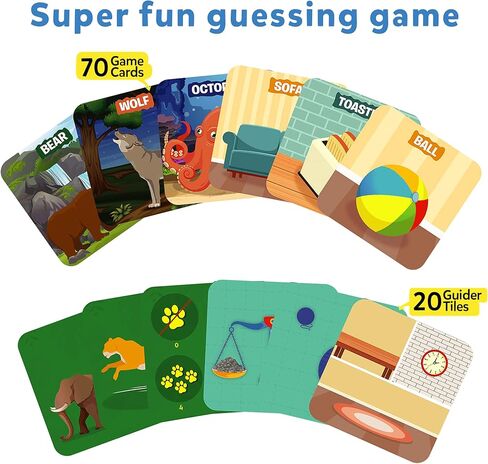Skillmatics Card Game - Guess in 10 Junior Animals & Inside My House Combo, Quick Game of Smart Questions, Gifts & Fun Learning for Ages 3 to 6 in Saudi Arabia