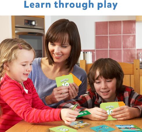 Skillmatics Card Game - Guess in 10 Junior Animals & Inside My House Combo, Quick Game of Smart Questions, Gifts & Fun Learning for Ages 3 to 6 in Saudi Arabia