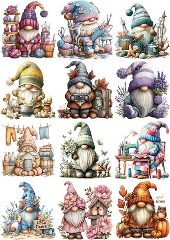 Patriotic Gnome Puzzles for Adults 1000 Pieces Magic Flower Mushroom Art Jigsaw Puzzles Impossible Hard Difficult Aesthetic Challenging Puzzles as Home Decor in Kuwait