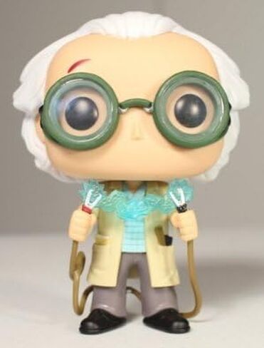 أكتوبر 2015 السفر عبر الزمن حصريًا من Funko Pop #236 العودة إلى المستقبل تمثال دكتور إيميت براون in Kuwait