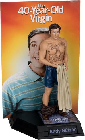 Andy Stitzer (Movie Maniacs: The 40-Year-Old Virgin) 6" Posed Figure w/McFarlane Toys Digital Collectible in Saudi Arabia