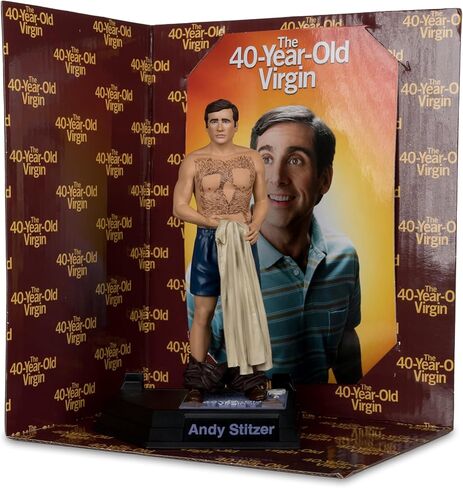 Andy Stitzer (Movie Maniacs: The 40-Year-Old Virgin) 6" Posed Figure w/McFarlane Toys Digital Collectible in Saudi Arabia