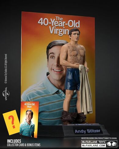 Andy Stitzer (Movie Maniacs: The 40-Year-Old Virgin) 6" Posed Figure w/McFarlane Toys Digital Collectible in Saudi Arabia