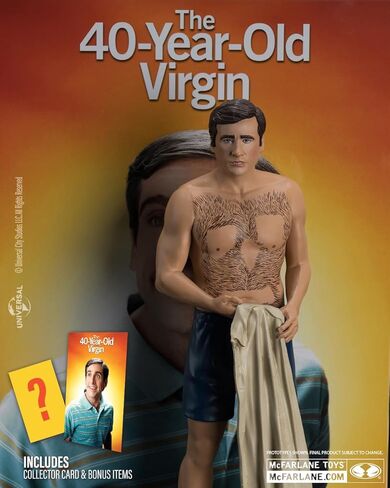 Andy Stitzer (Movie Maniacs: The 40-Year-Old Virgin) 6" Posed Figure w/McFarlane Toys Digital Collectible in Saudi Arabia