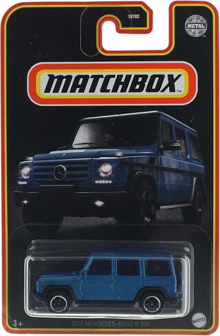 Matchbox 2022 - 2015 Mercedes-Benz G 550 [Blue] - on Black Card - Drive Your Dream Car Set in Saudi Arabia