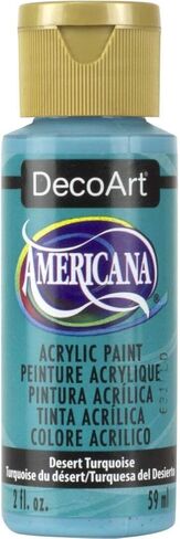 DecoArt Americana Acrylic Paint, 2-Ounce, Desert Turquoise in Saudi Arabia