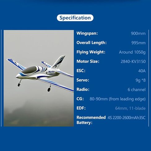 FAIR RC Arrows Rc Jet Rc Airplane EDF Jet Rc Planes for Adults Hobby RC Plane 64mm Marlin 6 Channel Remote Control Plane PNP (No Battery, no Charger, no Radio) in Saudi Arabia