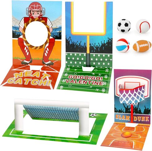 28 Pcs Valentine's Day Gift Card with Foam Airplanes Toys for Kids Boys Girls Valentines Party Favor Classroom Exchange Prizes Goodie Bags Stuffers Party Favor Valentines Party Supplies in Saudi Arabia