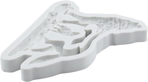 Howling Wolf Silicone Resin Mold Wolf Polymer Clay Molds for DIY Crafts Epoxy Resin Casting Air Dry Polymer Clay Plaster Jewelry Making in Kuwait