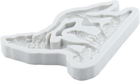 Howling Wolf Silicone Resin Mold Wolf Polymer Clay Molds for DIY Crafts Epoxy Resin Casting Air Dry Polymer Clay Plaster Jewelry Making in Kuwait