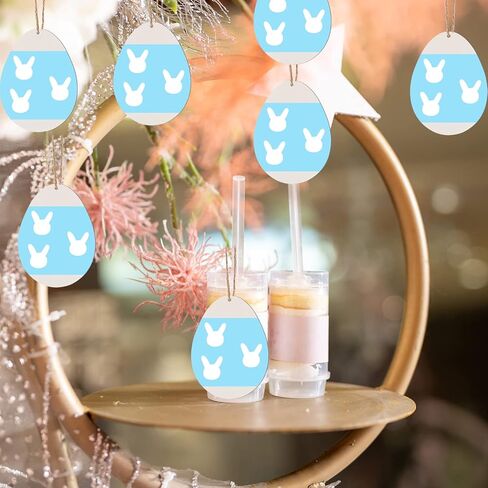 Zontween Unfinished Wooden Easter Egg Cutouts 20pcs DIY Crafts Painting Supplies for Christmas Birthday Party Happy Easter Spring Home Decor in Saudi Arabia