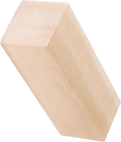 MANCHAP 16 Pack 6 x 2 x 2 Inch Basswood Carving Blocks, Unfinished Solid Wooden Carving Blocks, Wood Whittling Basswood Block for Carving, Crafts in Saudi Arabia
