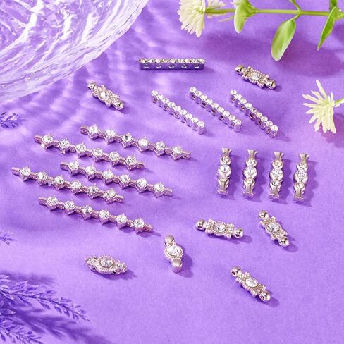 حجر الراين مستطيل شريط فاصل الخرز العتيقة الفضة متعددة حبلا موصل رابط نهاية بار التبتية متعدد الطبقات الخرز أنبوب فاصل معدني متعدد الفتحات لصنع المجوهرات الحرف اليدوية لوازم الملحقات in Kuwait