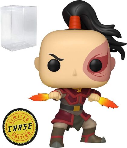 POP Avatar: The Last Airbender - Zuko Limited Edition Chase Funko Pop! مجسم من الفينيل (مرفق مع حافظة حماية Pop Box المتوافقة)، متعدد الألوان، 3.75 بوصة in Saudi Arabia