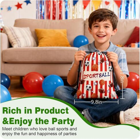 169 Pcs Sportball Party Favors Bulk 48 Pcs Sportball Stress Balls and Sport Stickers 24 Pcs Sport Keychain and Wristbands and Snap Bracelets Drawstring bags for Team Birthday Party Supplies in Saudi Arabia