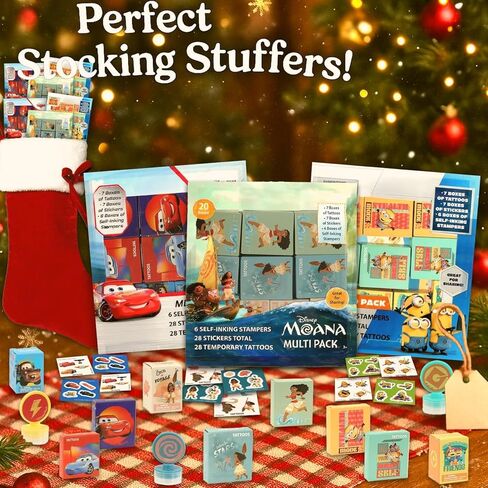 Super Mario Holiday Party Favor Boxes Set - Bundle of 40 Super Mario Bros Stickers, Tattoos, Stampers for Valentines Gift Exchange, Easter Egg Hunt, More in Saudi Arabia