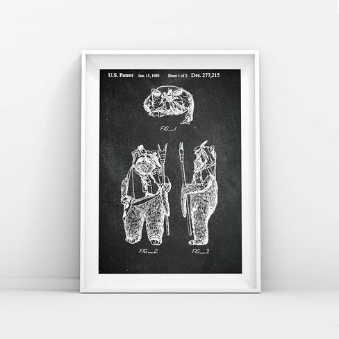 SoCoolDesign Paploo Action Figure Patent Print Unframed Photo Poster (18"x24") - BC in Saudi Arabia
