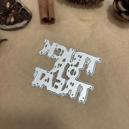 Halloween Spider Web Trick Or Treat Metal Die Cuts,Flower Branch Leaf Cutting Dies Cut Stencils for DIY Scrapbooking Album Decorative Embossing Paper Dies Card Making in Saudi Arabia