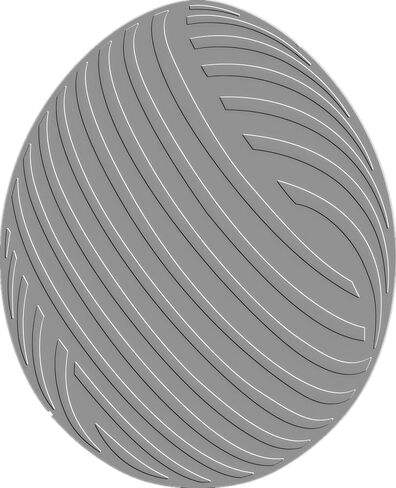 Easter Egg Decoration Hot Foil Plates Scrapbooking for Paper Making Frames Card Craft No Metal Cutting Dies in Saudi Arabia