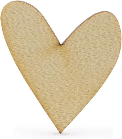 Summer-Ray 120pcs Mini Wonky Wooden Hearts Laser Cut for Wedding Crafts Table Decorations in Saudi Arabia