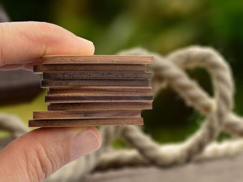Summer-Ray 120pcs Mini Wonky Wooden Hearts Laser Cut for Wedding Crafts Table Decorations in Saudi Arabia