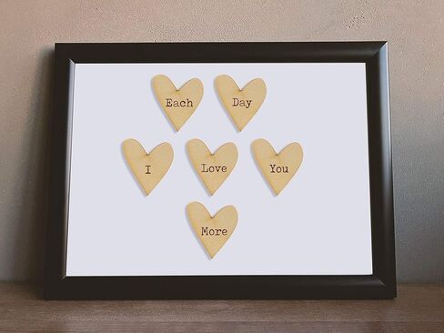 Summer-Ray 120pcs Mini Wonky Wooden Hearts Laser Cut for Wedding Crafts Table Decorations in Saudi Arabia