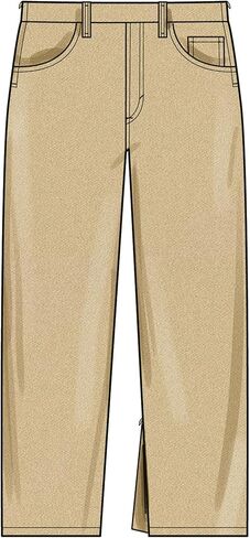 Simplicity SS3020BB Unisex Adaptive Jeans Sewing Pattern Packet by Sewn Adaptive, Design Code S3020, Sizes 44-46-48-50-52, Multicolor in Saudi Arabia