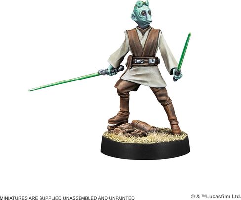 Asmodee Star Wars: Legion Customizable Jedi General and Knight - Tabletop Miniatures Game, Strategy Game for Kids and Adults, Ages 14+, 2 Players, 90 Min Playtime in Saudi Arabia