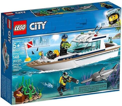 LEGO City Great Vehicles Diving Yacht 60221 Building Kit (148 Pieces) in Saudi Arabia