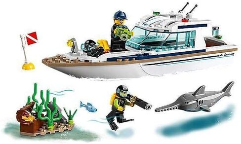 LEGO City Great Vehicles Diving Yacht 60221 Building Kit (148 Pieces) in Saudi Arabia