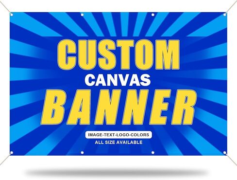 Personalized Custom Banner Canvas Prints Indoor or Outdoor Customized Poster for Business Event Birthday,Happy Birthday,Graduation,Party Decoration in Saudi Arabia