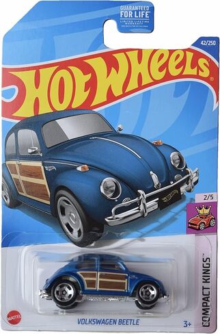 Hot Wheels Volkswagen Beetle, Compact Kings 2/5, Blue 42/250 in Saudi Arabia