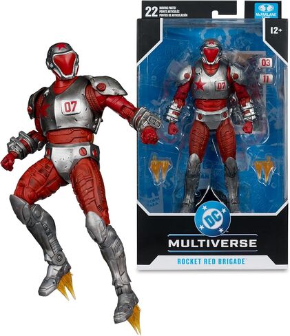 McFarlane Toys- DC Multiverse Rocket Red Brigade (Justice League: Generation Lost) 7in Action Figure in Saudi Arabia