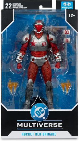 McFarlane Toys- DC Multiverse Rocket Red Brigade (Justice League: Generation Lost) 7in Action Figure in Saudi Arabia