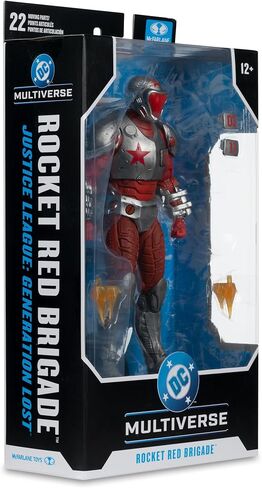 McFarlane Toys- DC Multiverse Rocket Red Brigade (Justice League: Generation Lost) 7in Action Figure in Saudi Arabia