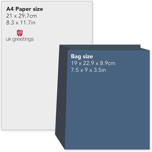 حقيبة هدايا متوسطة الحجم من ديزني ويني ذا بوه من UK Greetings له/لها/لصديقك - لأعياد الميلاد وشكرًا لك والمناسبات الأخرى - تصميم Pooh & Eeyore in Kuwait