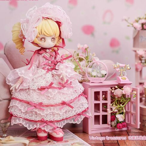 Vintage Treasures Series 7 Inches BJD Blind Box 1PC (1 of 10 Possible Styles ) Cute Dressing-up Dolls Collectible Figures Birthday Gifts in Saudi Arabia