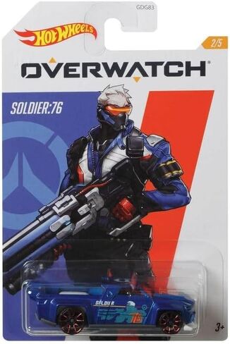 Hot Wheels 2020 Overwatch 1:64 Scale Diecast #2/5 Soldier:76 Solid Muscle in Saudi Arabia