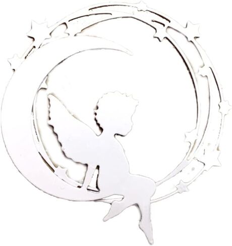 Craft Metal Cutting Die Star Wings Angel on The Moon Scrapbook Album Photo Paper Models Embossing The Cutting Card Making Accessories Scrapbooking Die-Cuts Die-Cutting and Embossing in Saudi Arabia