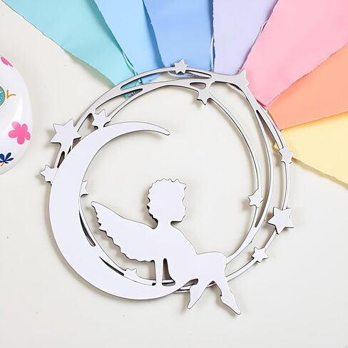 Craft Metal Cutting Die Star Wings Angel on The Moon Scrapbook Album Photo Paper Models Embossing The Cutting Card Making Accessories Scrapbooking Die-Cuts Die-Cutting and Embossing in Saudi Arabia